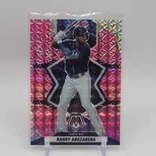 2022 Panini Mosaic - Randy Arozarena #58 Pink Camo Mosaic Prizm