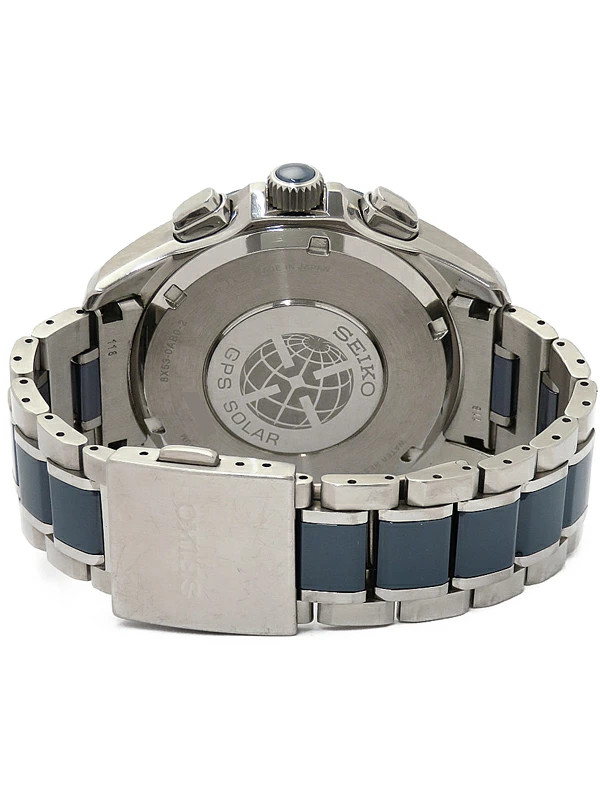 Seiko Astron Solar GPS Mens Watch SBXB043 44mm Titanium Japan