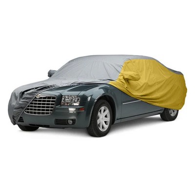 For Lexus LFA 12 WeatherShield HP Two-Tone Gray Custom Car Cover w Yellow Sides