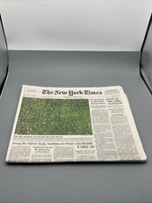 April 17, 2002 The New York Times War On Terror/Church Abuse Full-Newspaper