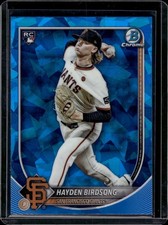 2025 Bowman Chrome Sapphire Hayden Birdsong #63 Rookie RC Giants