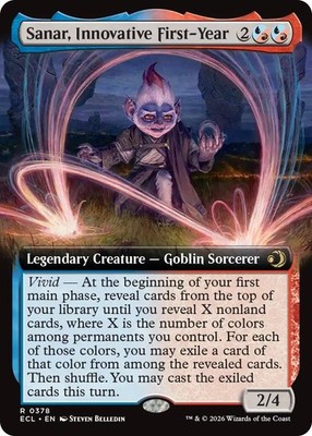 Sanar, Innovative First-Year (Extended Art) 378 Lorwyn Eclipsed NM EN