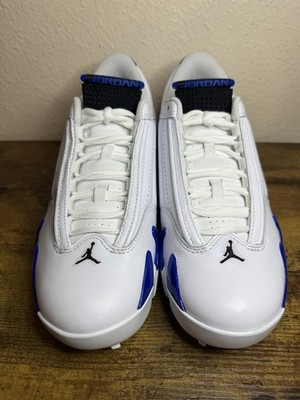 Nike Air Jordan 14 G Golf White Hyper Royal Blue Black HJ7710-101