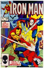 Iron Man #188 1984 Marvel Comics VF Comic Book Direct