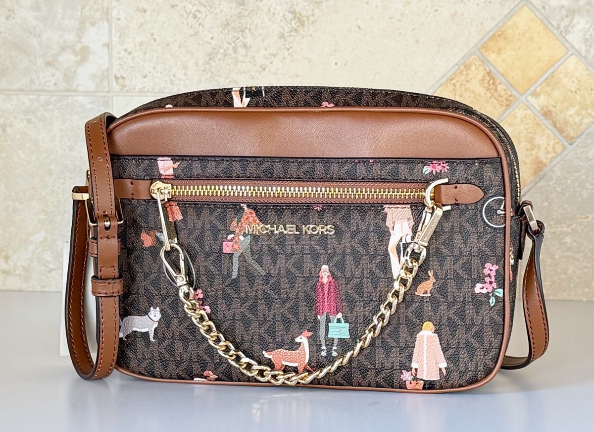 Michael Kors Jet Set Girls East West Chain Shoulder Crossbody Bag