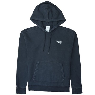 Schwarzer Pullover Hoodie Herren UK Größe S Reebok