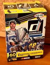 2017 DONRUSS NASCAR RACING 1 x FACTORY SEALED BLASTER BOX -  AUTO OR RELIC