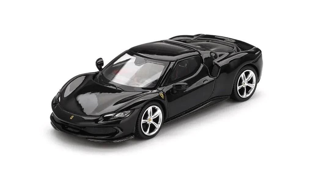Ferrari 296 GTB Nero Daytona 1:64 Scale BBR Models BBRFER64003