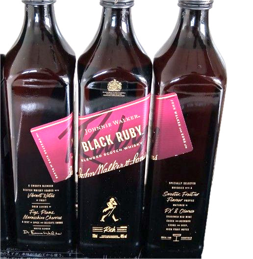 Johnnie Walker Black Ruby Empty Whisky Bottle Collector’s Item