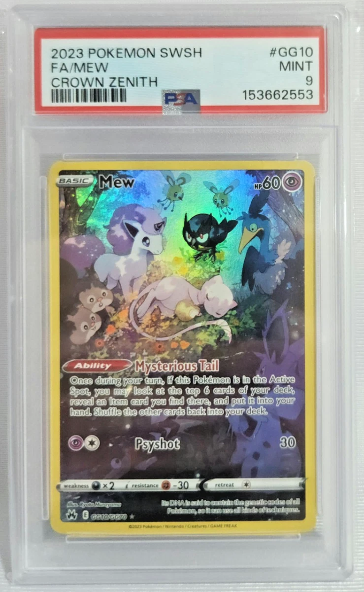 Mew Pokémon TCG Professional Sports Authenticator (PSA) Individual