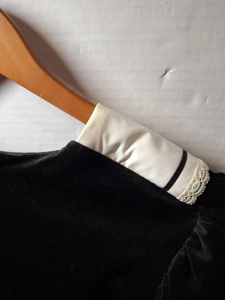 Vestido de Colección Joseph Bruno Cuello Grande, Mujer 11/12, Maxi, Poliéster, Look Años 80 Foto 3 de 4