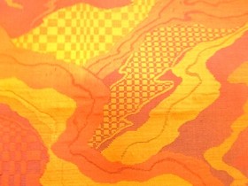 7576866: JAPANESE KIMONO JAPANESE NAGOYA OBI / WOVEN MIST