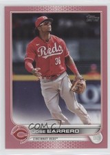 2022 Topps Series 2 Mother's Day Hot Pink 16/50 Jose Garcia Barrero #485 8d2