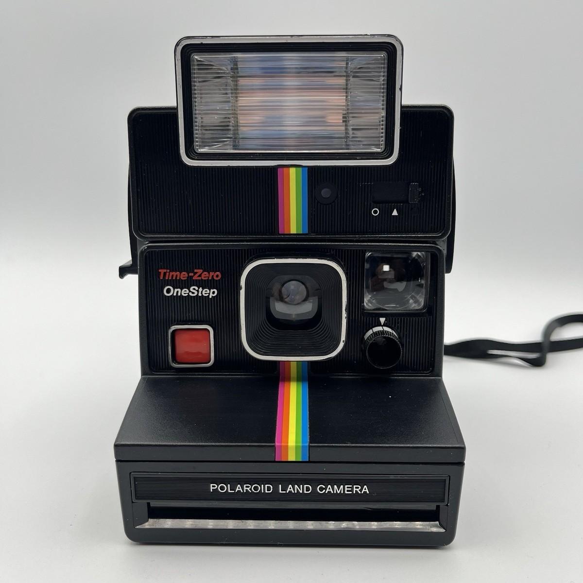 Polaroid Time Zero One Step Instant Land Camera w/2351 Flash UNTESTED