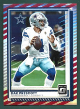 Dak Prescott Freedom Red Stripe 2025 Donruss Optic 81 Prizm Case Hit SSP Cowboys