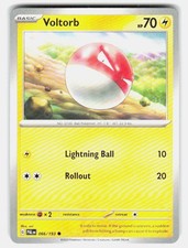 Pokemon TCG Voltorb Paldea Evolved 066/193 Common NM