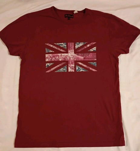 Ben Sherman, Ben Sherman UNION JACK FLAG Women's T-SHIRT GREAT BRITAIN UNITED KINGDOM Large