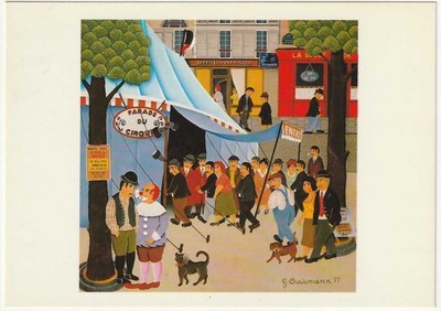 ILLUSTRATOR - ARTIST SIGNED - DECKMANN - PARIS NAIF -99090-