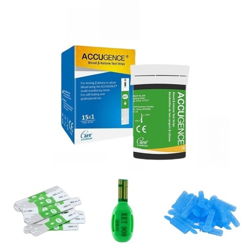 3-in-1 Home Blood Test strips Ketone, Glucose, Uric Acid in 5 Seconds reu - Picture 10 of 19