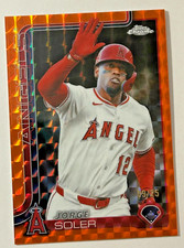 2025 Topps Chrome Update Jorge Soler Orange Geometric Refractor /25