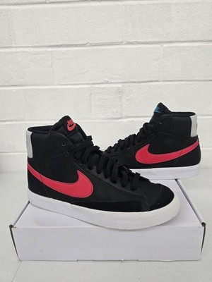 Nike Blazer Mid 77 GS Black/ Fusion Red/ Blue DJ4607-001 Boys Size 7Y