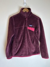 Patagonia Sweatshirt Women's Small S Red Berry Re Tool Snap T Pullover Fleece