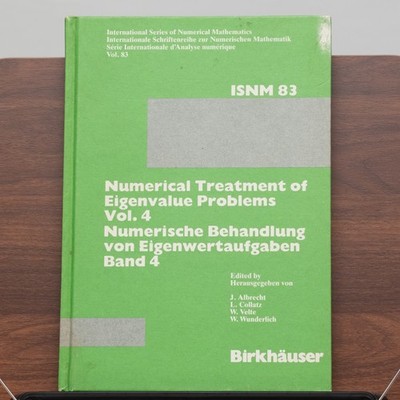Numerical Treatment of Eigenvalue Problems Vol. 4