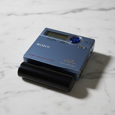 Sony MZ-R910 Portable MD Player MiniDisc Walkman Recorder Blue Japan Tested