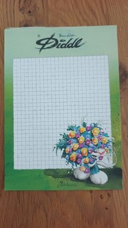 Diddl Block A5 Blumenstrauß Nr. 4 mit 10 zusammenhängenden Blättern ohne Cover