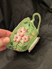 Vintage Occupied Japan Green Chintz Teacup and Saucer Set - Mint Condition — photo 7