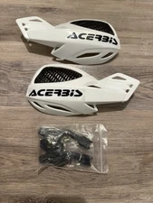 Acerbis MX UNIKO VENTED HANDGUARDS - New - USA SHIP -  WHITE -  2072670002 -L@@K