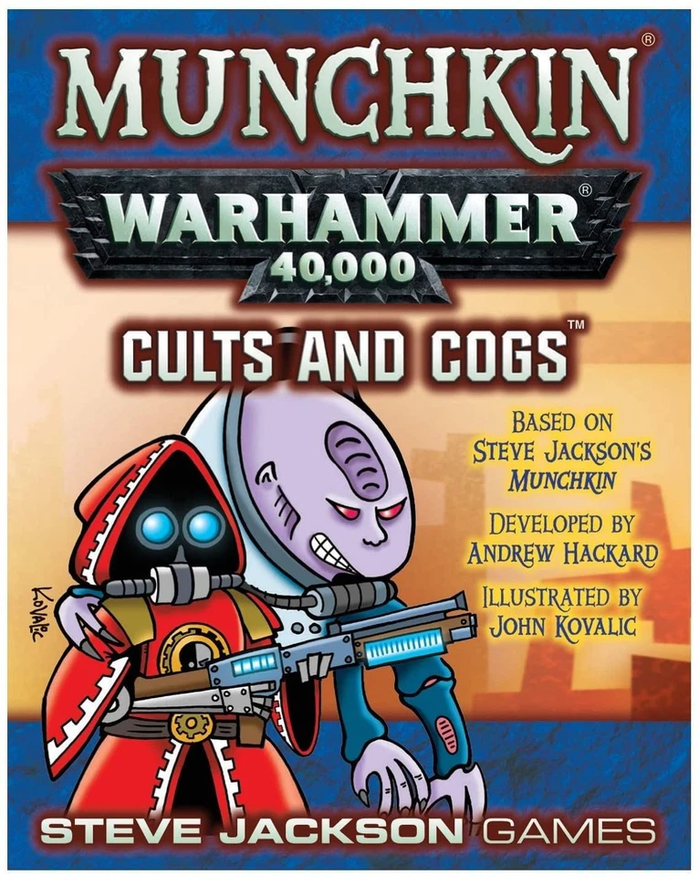 PACK EXPANSIÓN CULTOS Y ENGRANAJES MUNCHKIN WARHAMMER 40000 Foto 2 de 4