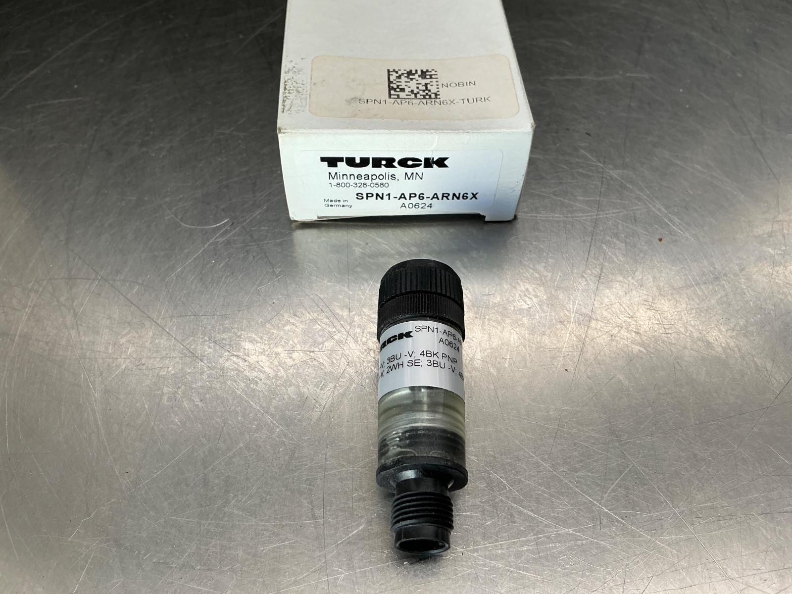 Turck SPN1-AP6-ARN6X Connector SmartPlug M12 Female to Male 4 Pin PNP/NPN