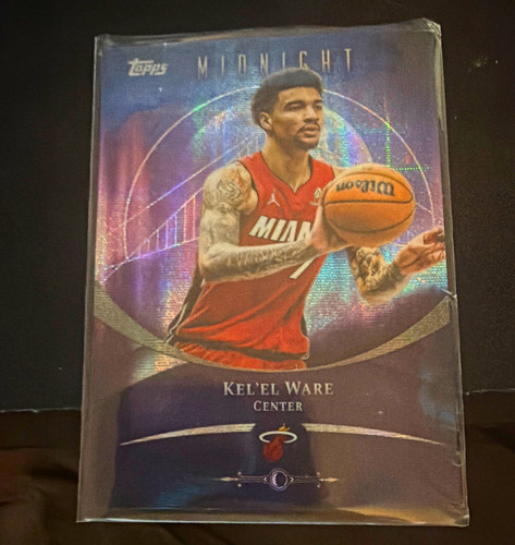 Topps 2025 Topps Midnight Kel'el Ware Basketball RC #32 Miami Heat