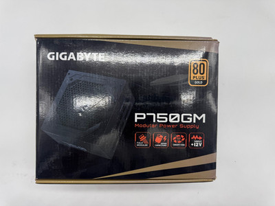 Gigabyte GP-P750GM, 80 Plus Gold 750W, Modular, Smart Fan, Power Supply