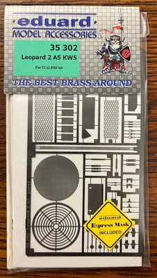 Eduard Model Accessories Leopard 2 A5 KWS for Italeri Kit BRASS Armor