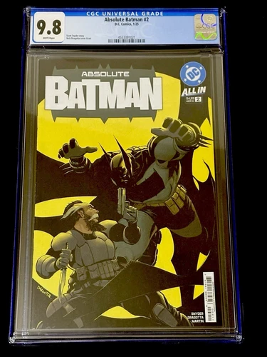 Absolute Batman 2 CGC 9.8 White Pages - 1st Print - Main Cover - 2024