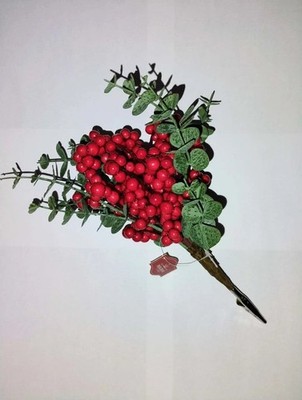 YOU PICK! Faux Floral picks! Holiday Berries, Frosted Cranberries!