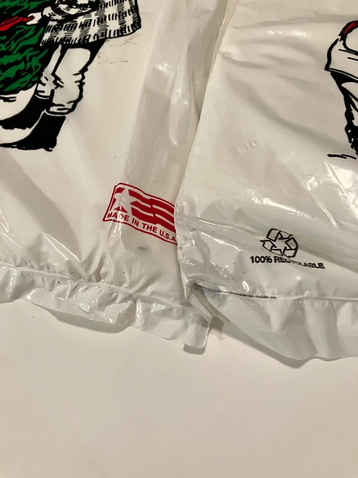 Christmas Tree Removal Bag & Skirt Lot of 2 plastic 144” by 90” Recyclable - Image 4 of 4