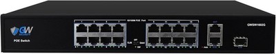 GW Security 16 x 100Mbps PoE Ports with 2 x 100Mbps Uplink and 1 x Gigabit SFP U