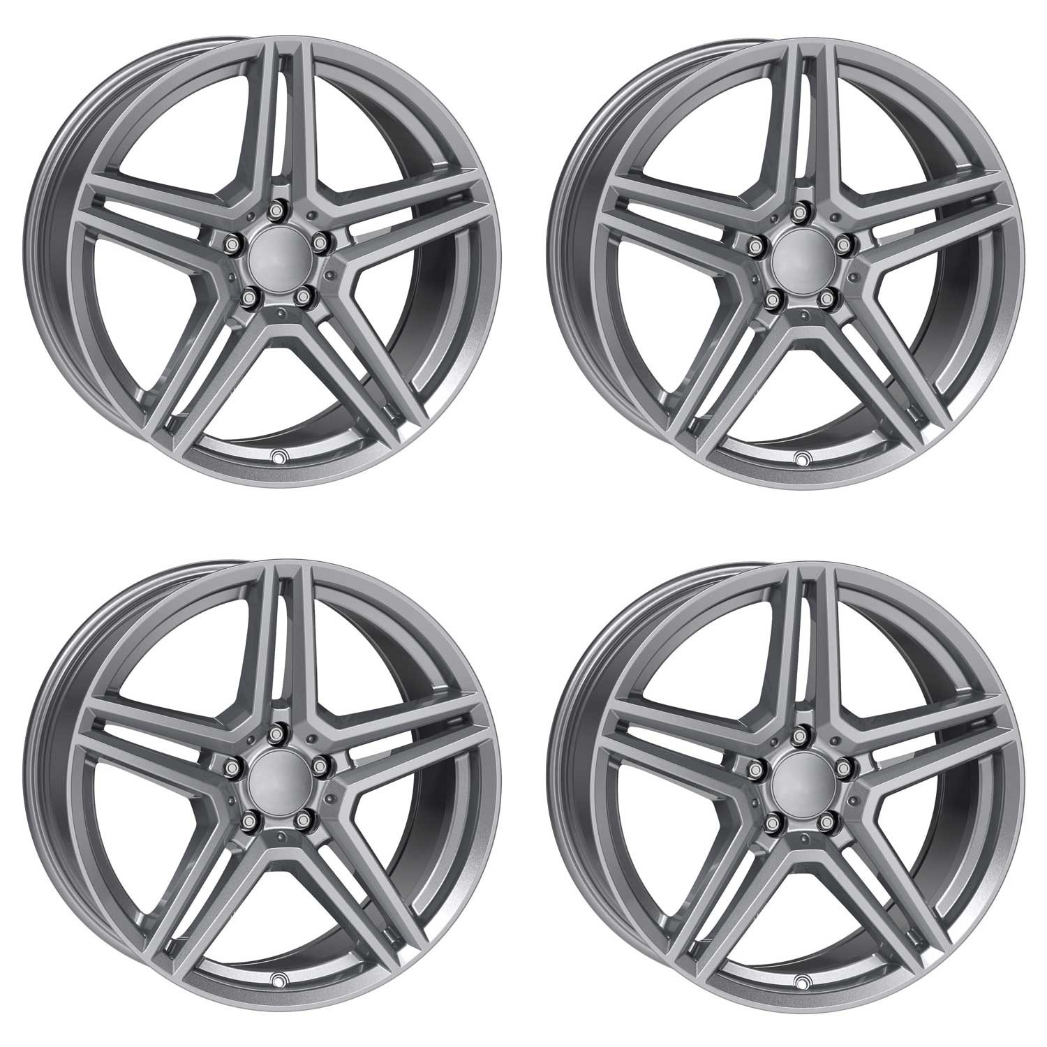 4 Rial M10 wheels 8.5Jx20 ET29 5x112 GRA for AUDI A4 A5 A6 A7 A8 Q5 S4 S5 S6 S7