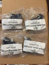 (4 Pack) 4 feet per pack 1/4" Self Adjusting Leveling Table Foot - 16 total feet