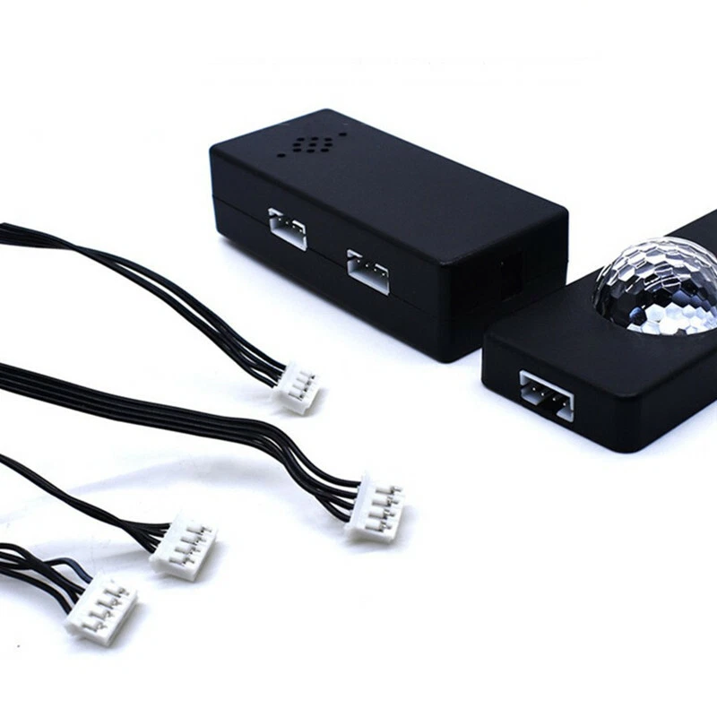 7Colors Car Ambient Foot Star Starry Light Neon Atmosphere Music Control USB LED - Image 4 of 4