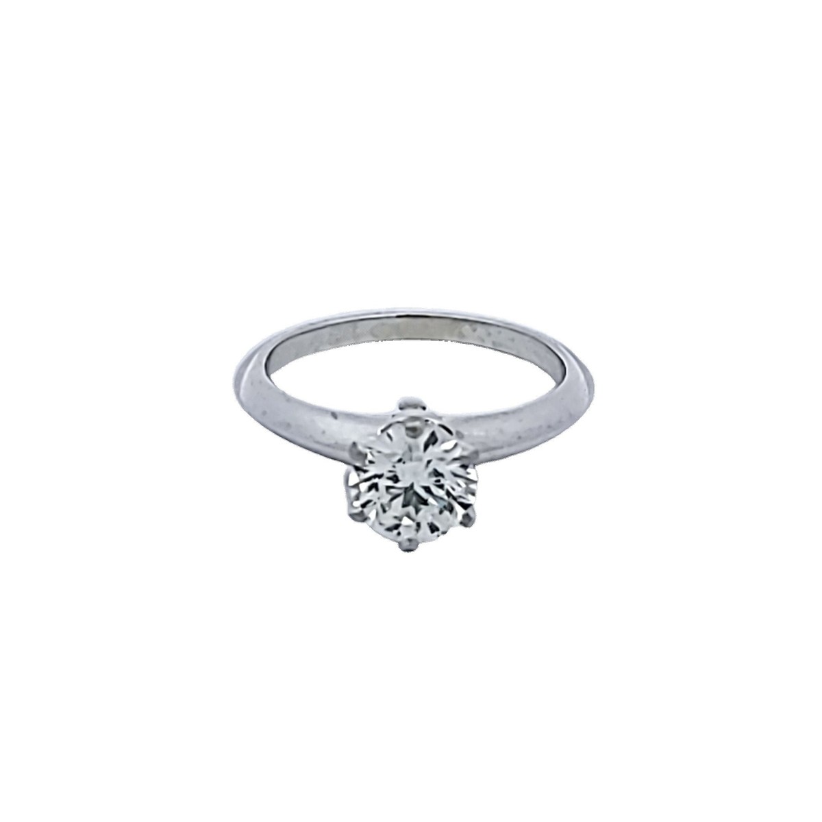 Tiffany & Co. 一粒ダイヤモンドリング Tiffany & Co. 1.06 Carat Round Brilliant I VS1 Diamond Platinum