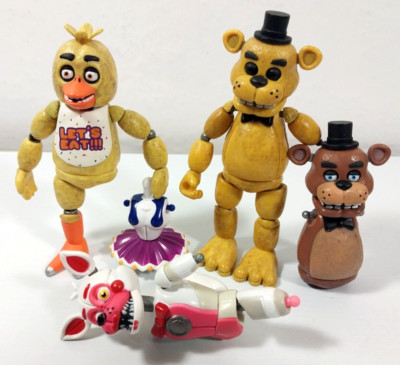 FNAF Parts Lot 5'' Replacements Funtime Foxy Freddy Ballora Chica Golden Freddy
