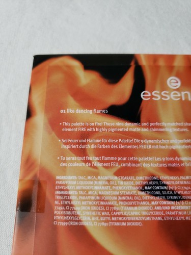 ESSENCE FIRE EYESHADOW PALETTE - #01 LIKE DANCING FLAMES - Free Shipping - Picture 6 of 8