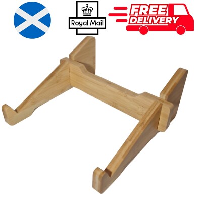 Laptopständer aus Holz aus Bambus - hält bis zu 17'' Laptop einfache Montage einfache Aufbewahrung