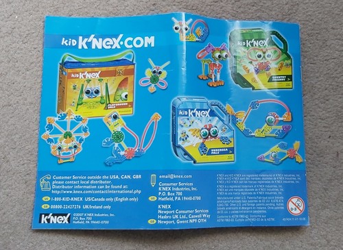 Kid KNex Zoomin Buddies Building Construction Set Parts 73 Pieces (9 Missing) 3+ - Picture 4 of 7