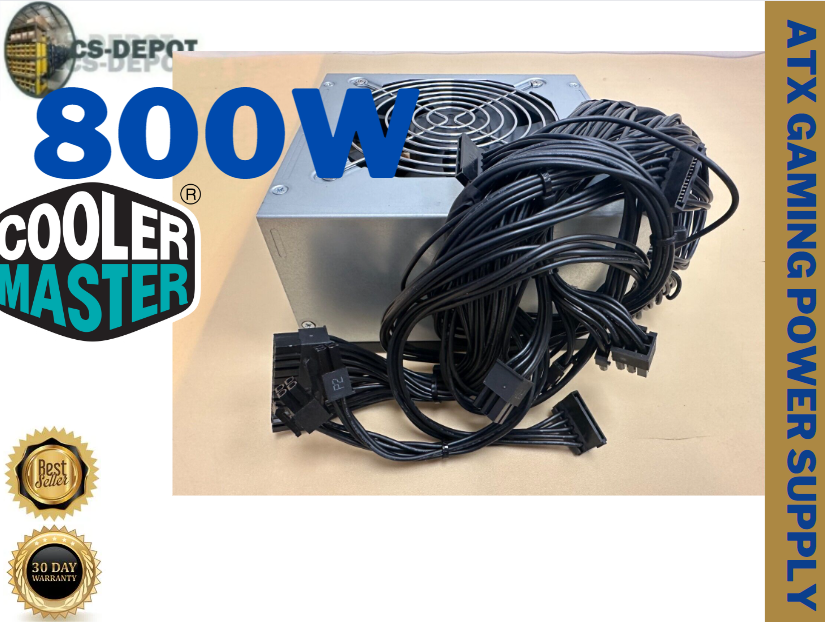 使用期間半年! 800W 80PLUS GOLD Cooler Master Cooler Master 800W Fully Modular 80 Plus Gold ATX Gaming Power