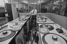 Dick Clarke, manager of independent record pressing and tape duplic - Old Photo